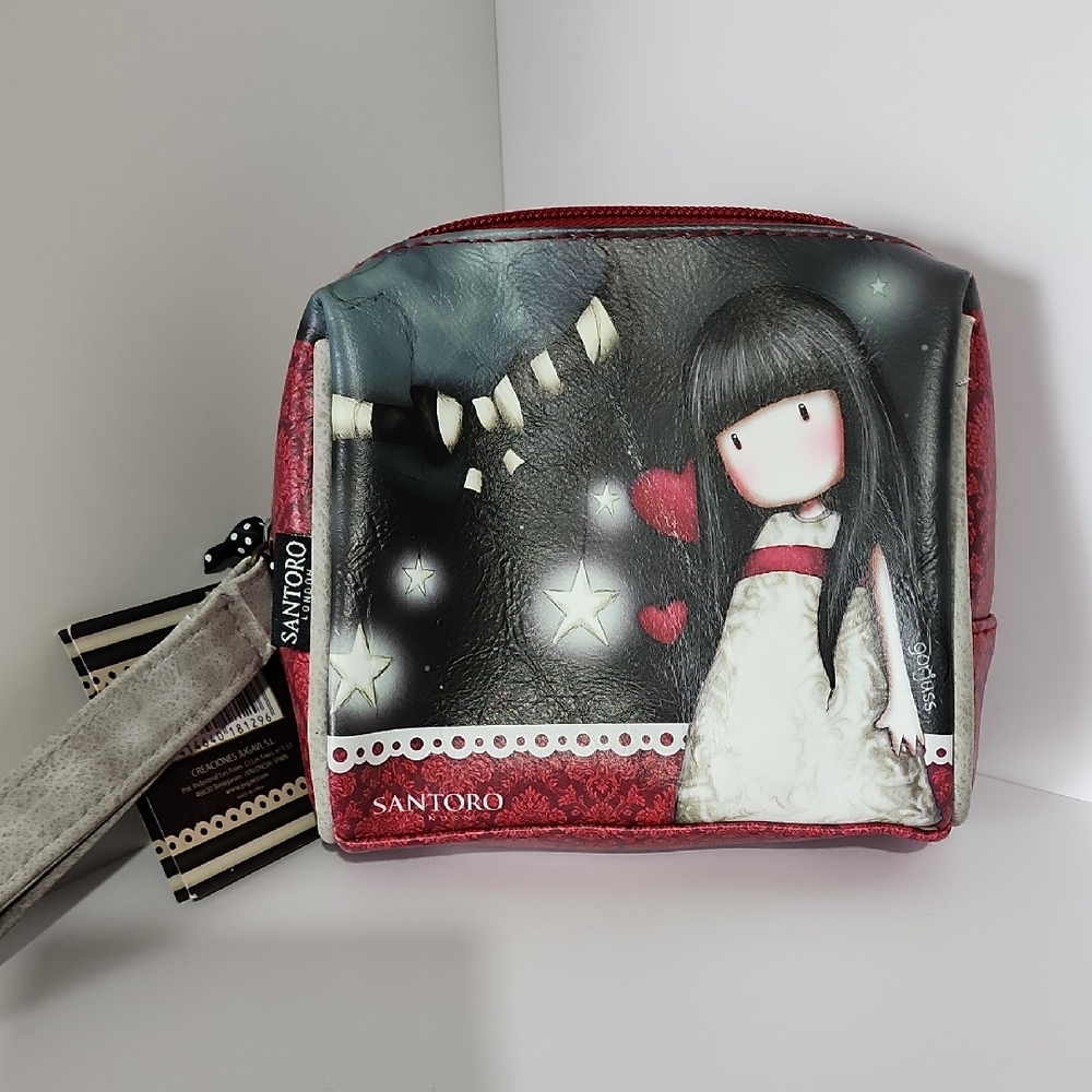 Santoro London  Red Wristlets Wallet Bag   Brand New